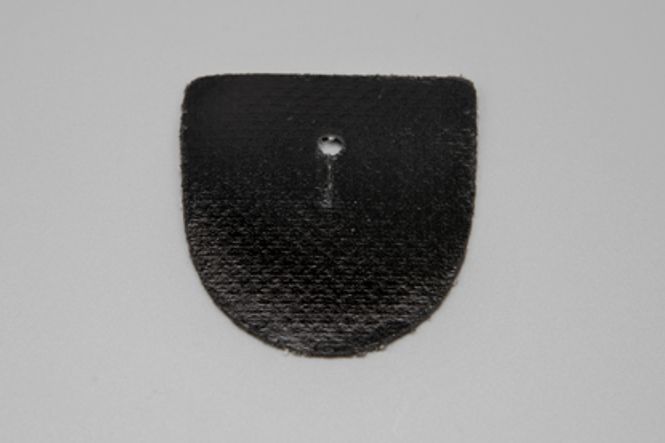Hovedbilde KALESJEHJERTE BUET MED 4 MM HULL SVART