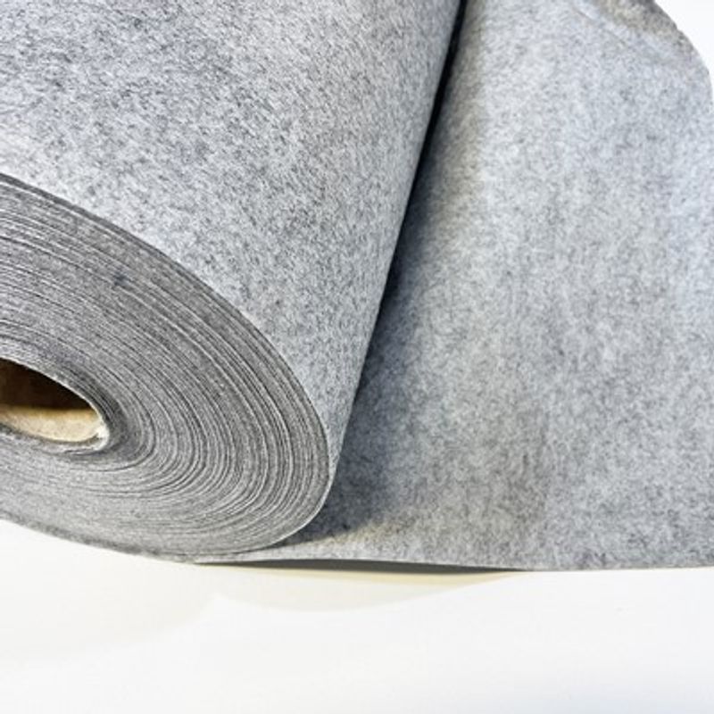 STOFF FIBERTEX 125 GRAM 140 CM GRÅ