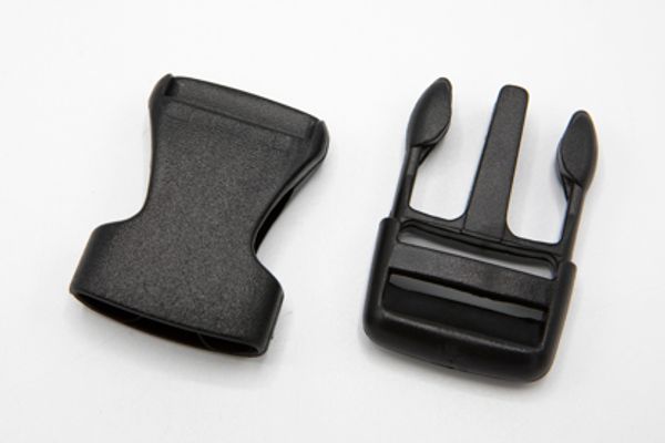 Bilde av Spenne 25 mm sort acetal