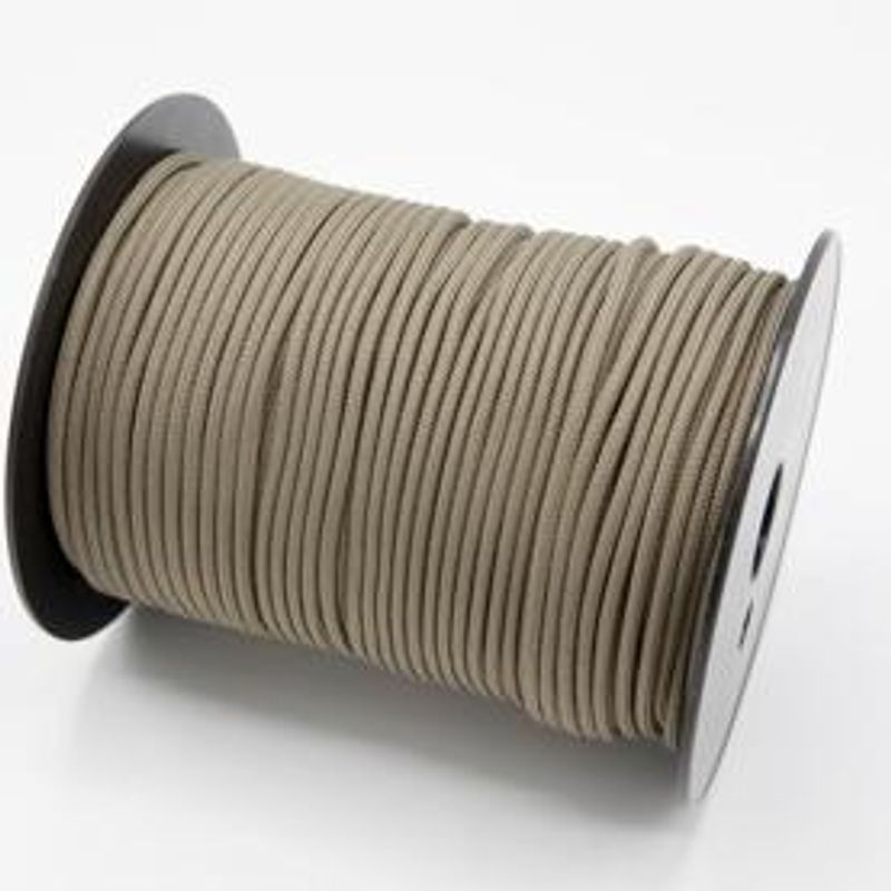 Snor polyester 4 mm tan coyotte