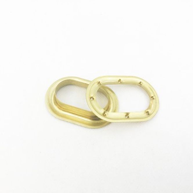 Hovedbilde MALJE OVAL 42 X 22 MM MESSING