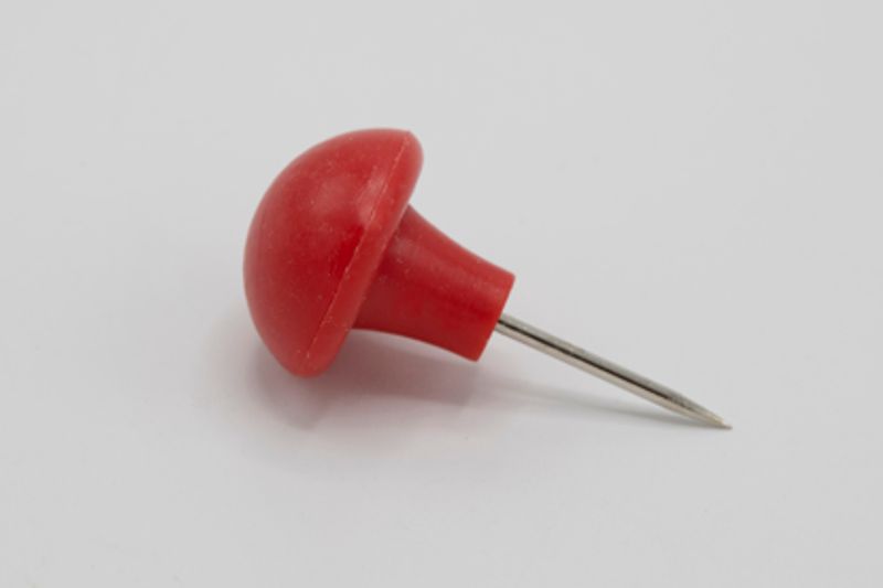 Push pins rød 100 stk
