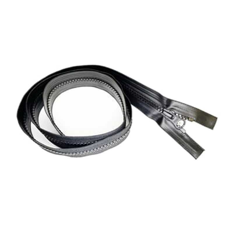 Glidelås Delrin 5mm YKK Vanntett 90cm Delbar Sort