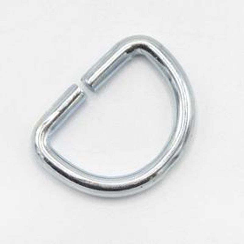 D-ring usveiset 16 x 12 x 2,75 mm forzinket