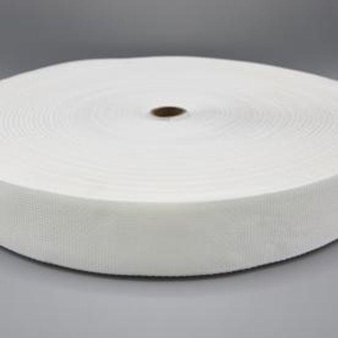 Hovedbilde PES bånd standard 40 mm naturhvit